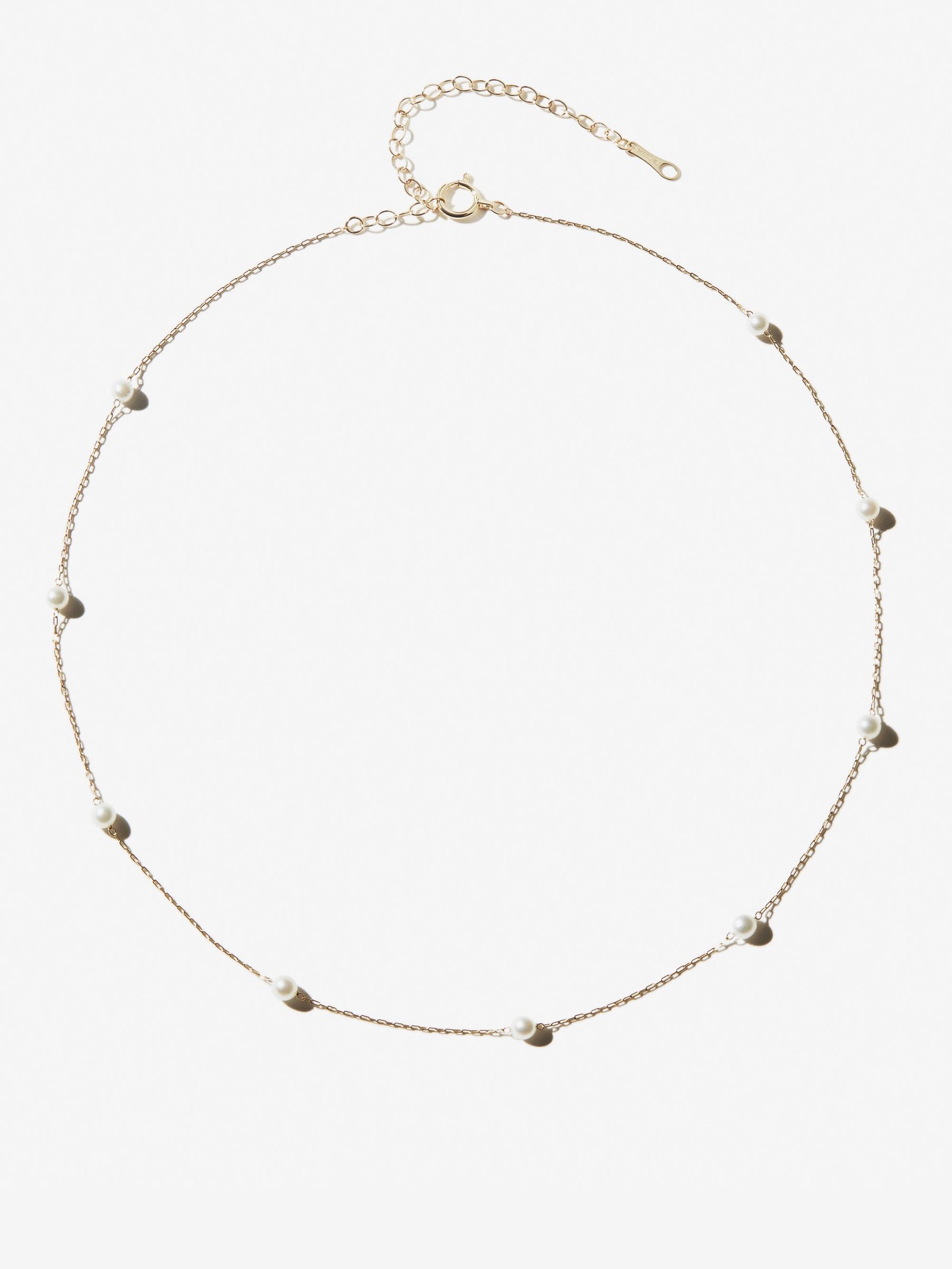 Chic Custom Pearl Necklace, French Minimalist Luxury Design, Elegant Jewelry Gift for Her - 图片 1