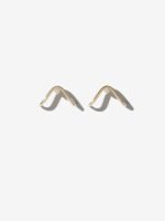 Chic Custom Gold Earrings, French Niche Style, Elegant Lightweight Stud Jewelry Gift for Her