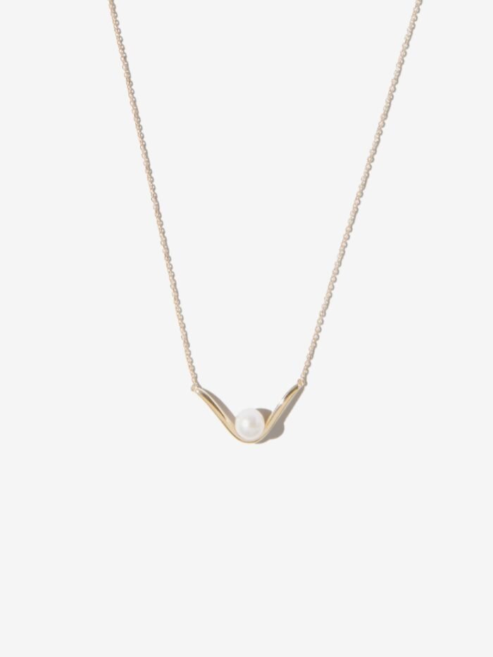 Luxury Custom Pearl Necklace, Small Niche French Design, Elegant High-End Clavicle Chain Jewelry - 图片 1
