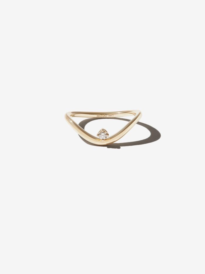 Personalized Gold Ring for Women, Elegant Minimalist Design, High-End Luxury Jewelry Gift - 图片 1
